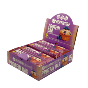 Caja x12 - barra de proteína sabor blueberry muffin