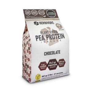 Proteína aislada de arveja herbivore protein sabor chocolate