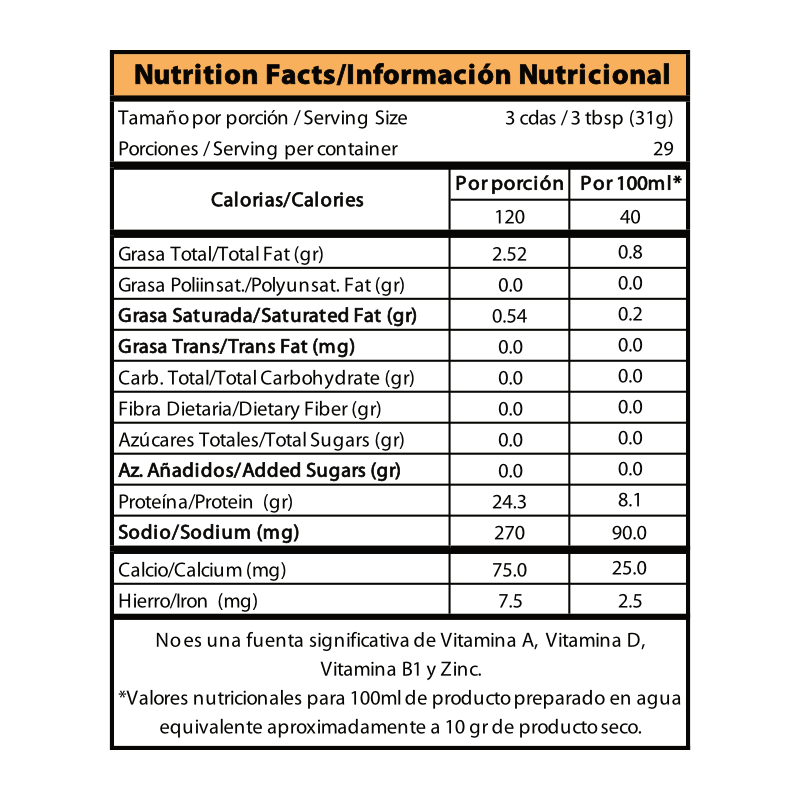ProteĆna aislada de arveja herbivore protein sabor caramelo