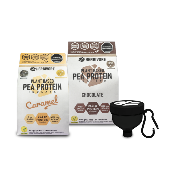 Combo de 2 proteínas de arveja + llavero porta servicio gratis!