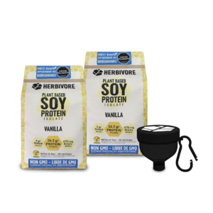 Combo de 2 proteínas de soya + llavero porta servicio gratis!