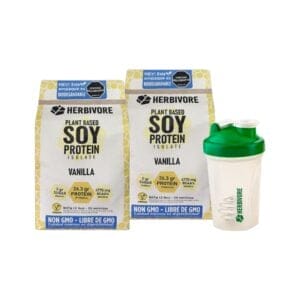 Combo de 2 proteínas de soya + shaker gratis!
