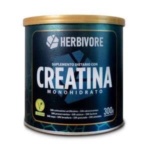 Creatina monohidrato micronizada vegana herbivore