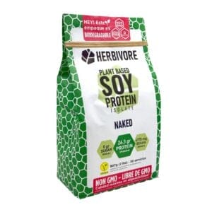 Proteína aislada de soya herbivore protein sabor naked
