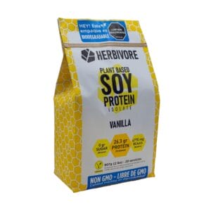 Proteína aislada de soya herbivore protein sabor vainilla