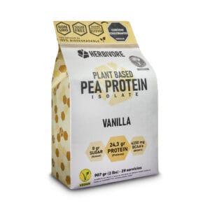 Proteína aislada de arveja herbivore protein sabor vainilla