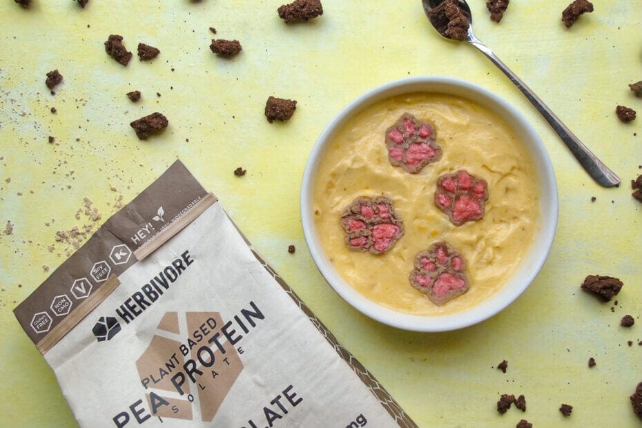 Cereal de chocolate en microondas