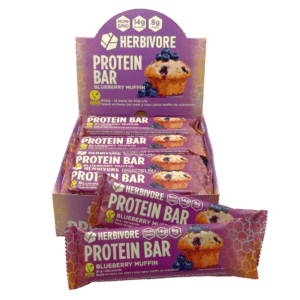Caja x12 - barra de proteína sabor blueberry muffin