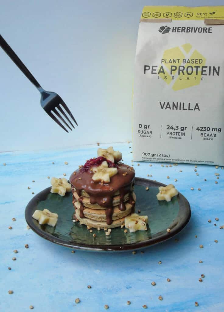 Recta pancakes de proteína de vainilla