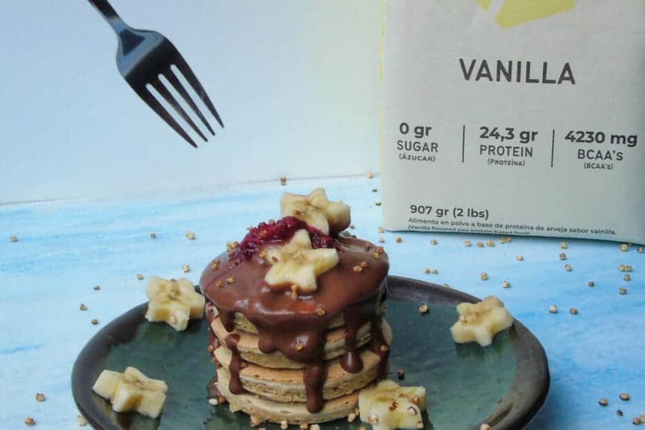 Recta pancakes de proteína de vainilla