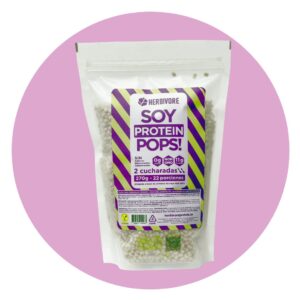 Soy pops - pops crocantes de proteína aislada de soya herbivore non-gmo